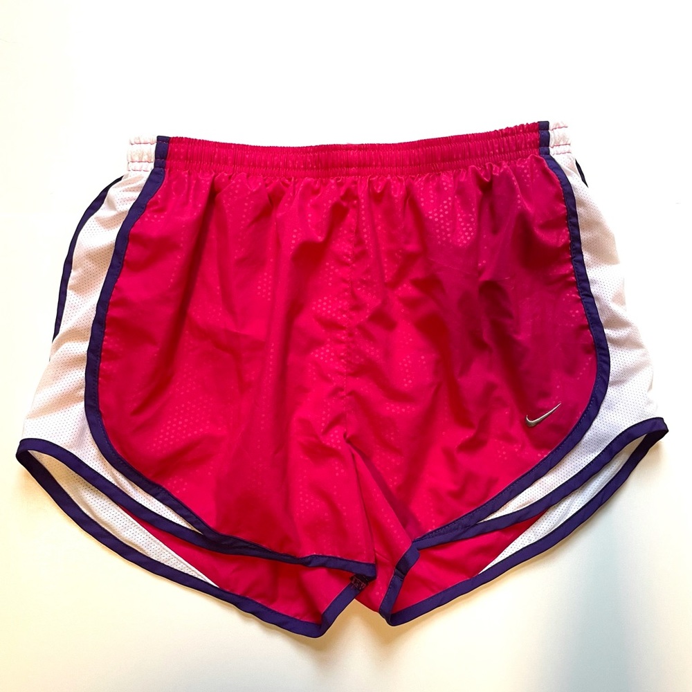 Nike Running Shorts - Pink & Purple piping